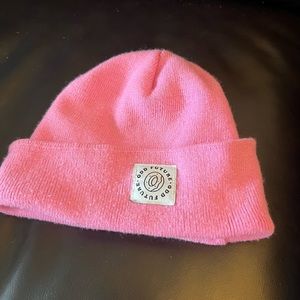 Pink donut beanie $15